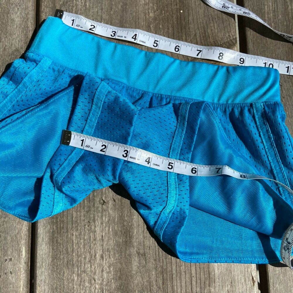 So Girls Shorts Size 10 Blue Mesh Athletic Glitter Star Turquoise - Picture 7 of 7